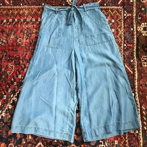 Amour Vert Wideleg Tencel Pants